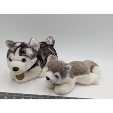 Aurora Miyoni Tots Husky Wolf Dog Cub Plush Lot 2017 2016 Stuffed Animal Toy