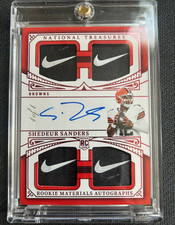 2025 National Treasures SHEDEUR SANDERS Quad Nike RPA 1/1 OFFERS ACCEPTED!!