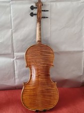Professional 4/4 violin Solid European flamed maple back spruce top hand carvedA