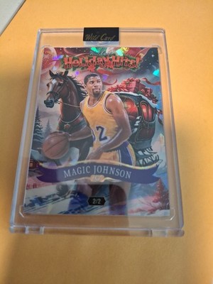 2025 Wild Card Holiday Hits! Magic Johnson Parallel - 2/2