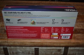 Atari 7800+ Console Wireless Controller HDMI + 10 Games Manuals + 3 controllers