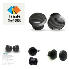 Compact 3" Marine Speakers - 140W Waterproof Audio System for Boats Golf Carts