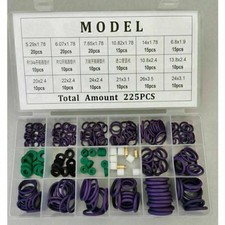 225 PIECE AIRCON AIR CONDITIONING O RING SEAL KIT RUBBER AIR CON NEW