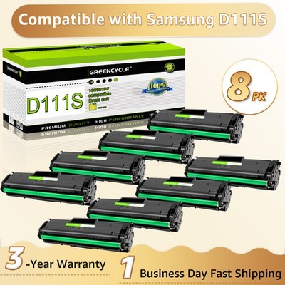 8PK 111S MLT-D111S Toner Cartridge Compatible Samsung Xpress SL-M2020 Printer