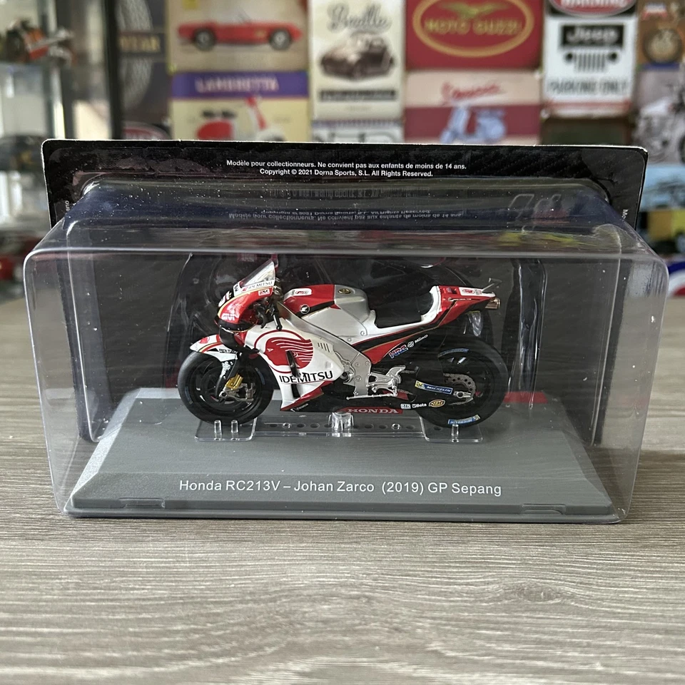 RARE Altaya 1/18 Honda RC213V Johan Zarco GP Sepang 2019 Neuf Blister - Photo 3/3