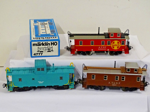Märklin H0 4777 / 4570 /Athearn 29570  ATSF Sante Fe  Begleitwagen 1x OVP | Condition: Gebraucht