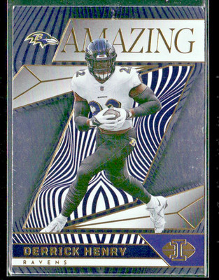 Derrick Henry Player Lot Bundle 10 Football Cards DH003 Titans Ravens