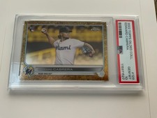 2022 Topps Gilded EDWARD CABRERA PSA GEM MT 10 Gold Etch Refractor Rookie 31/99