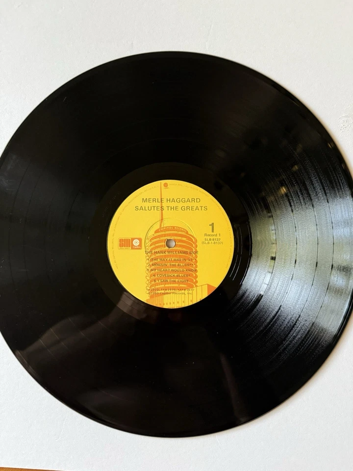 Merle Haggard Salutes The Greats LP Vinyl Capitol SLB-8137 Double LP NM/VG+ - Image 3 of 4