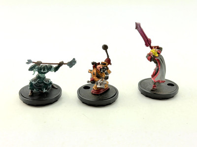World of Warcraft Sidian Morningblade Ethereal Priest Harnum Firebelly 3 Figures