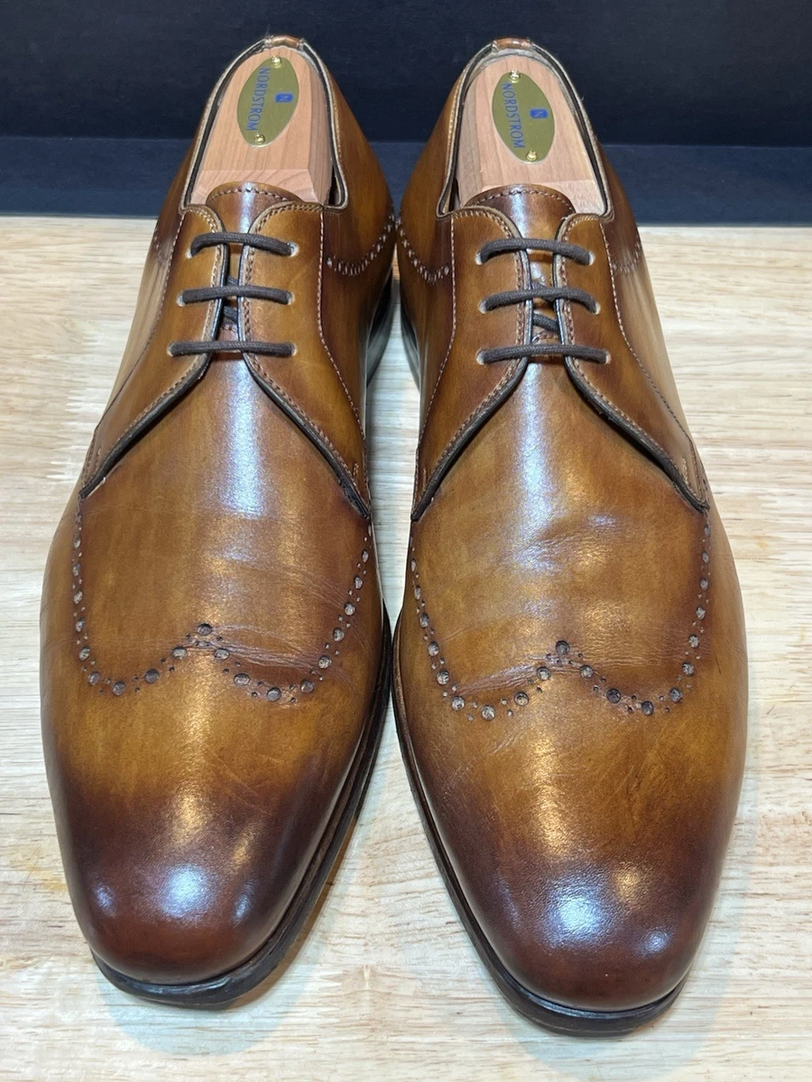 Magnanni Elegant Brown Suede Leather Men\'s Shoes Size 11.5M Magnanni | Shoes | Nwob Magnanni Brown Leather Loafers With  main image 2