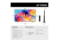 Samsung M70H 65" UHD 4K Smart Mini-LED TV - UN65M70HD