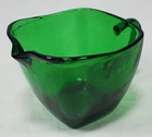 Vintage Anchor Hocking Forest Green Charm Creamer Glass