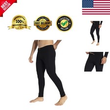 Men's Thermal Base Layer Leggings, Long Johns, Moisture-Wicking Winter Underw...