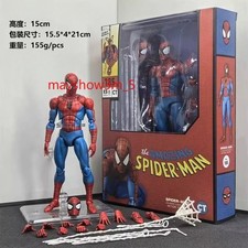 IN US CT Toys MAFEX No.185 Spider-Man CLASSIC COSTUME Ver. 1/12 Action Figure