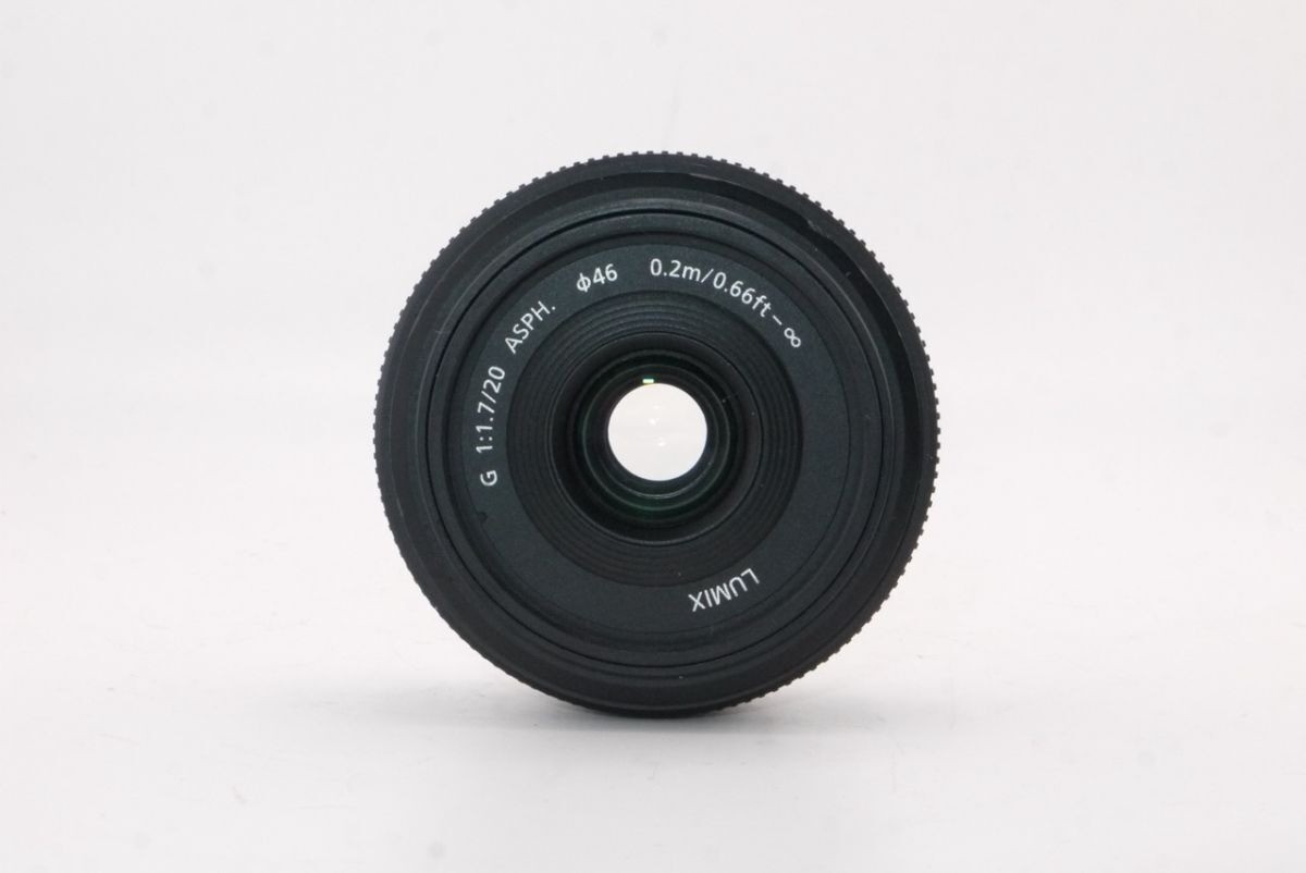 Panasonic Pancake Lens Lumix G 20mm/F1.7 ASPH. H-H020 From Japan