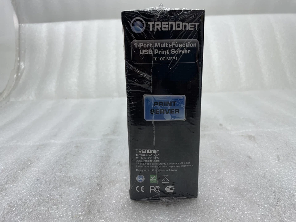 New Genuine OEM Sealed TRENDNET TE100-MFP-1 Port Multi Function USB Print Server - Image 4 of 4