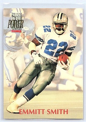 Emmitt Smith - 1992 Pro Set Power -  Dallas Cowboys Football Card- HOF - E
