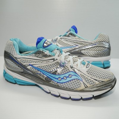 Saucony Women's Running Shoes Size 11.5 Narrow White Blue Sneakers Style 10184-1