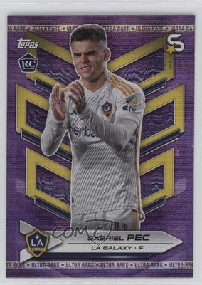 2024 Topps MLS Superstars Ultra Rare Purple 27/99 Gabriel Pec #19 Rookie RC 1a39