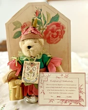 NABCO Muffy Rose 1993 Limited Edition Muffy Fan Club Plush Bear / Box 9473/10000