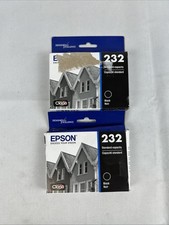 Epson Claria 232 Black Standard Ink Lot of 2