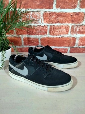 Herren Nike SB Paul Rodriguez 7 Schwarz Wildleder Grau Leder Turnschuhe Sneaker UK 8