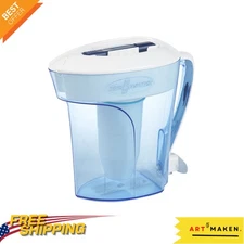 10-Cup Ready-Pour Water Filter Pitcher with Built-in TDS Meter - IAPMO Certified