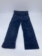 vintage levis corduroy pants, boys, blue, riveted, made in the U.S.A.