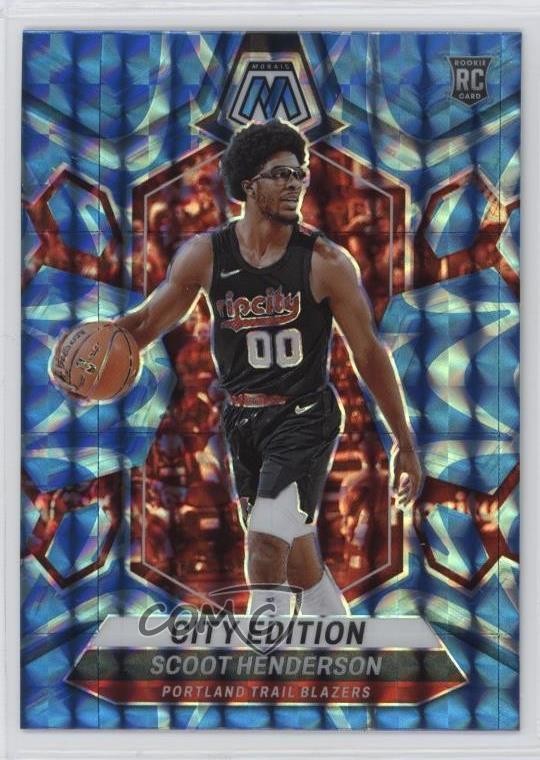 2023 Mosaic City Edition Reactive Blue Prizm Scoot Henderson #275 Rookie RC 1o6o