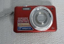 Samsung SL Series SL600 12.2MP Digital Camera   Red   Tested, Works, Battery