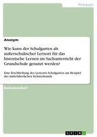Anonymous | Wie Kann Der Schulgarten Als AußErschulischer Lernort FüR Das...