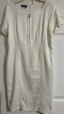 Karl Lagerfeld Ivory Zip Front Dress Made in ...