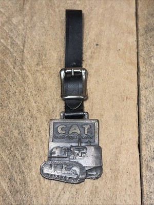 Caterpillar Cat Track Type Tractor Dozer Crawler Watch Fob - Peoria ILL Leavens