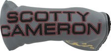 Titleist Golf Scotty Cameron Putter Grey Black Red Headcover