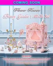 Flower Knows BUNNY GARDEN All-in Full Set Makeup Gift Box W/ PERFUMES - NEW