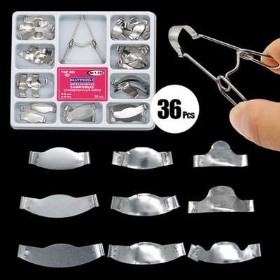 Dental Matrix Bands Anterior Proximal Strips Sectional Contoured Matrices Twin