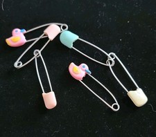 Vintage Diaper Pin Lot Ducky More