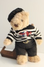 Hard Rock Cafe Paris Beret Plush Teddy Bear