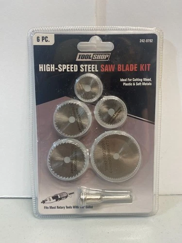 ToolShop Rotary Tools 6-Pc. High-Speed Steel Saw Blade Kit