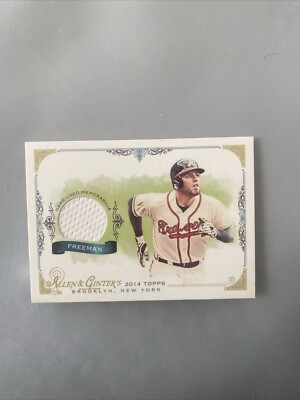 2014 Topps Allen & Ginter's - Full Size Relics #FSR-FF Freddie Freeman (MEM)
