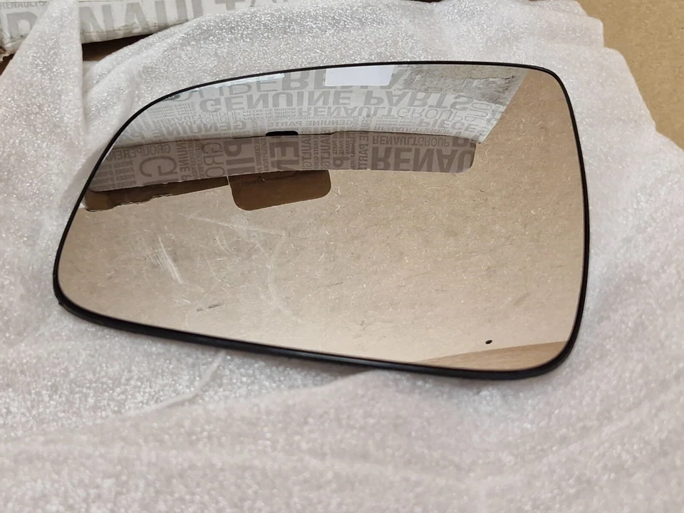 Espelho de vidro Renault Duster Sandero 2009-2014 asa esquerda 6001551894 genuíno NOVO - Imagem 2 de 4