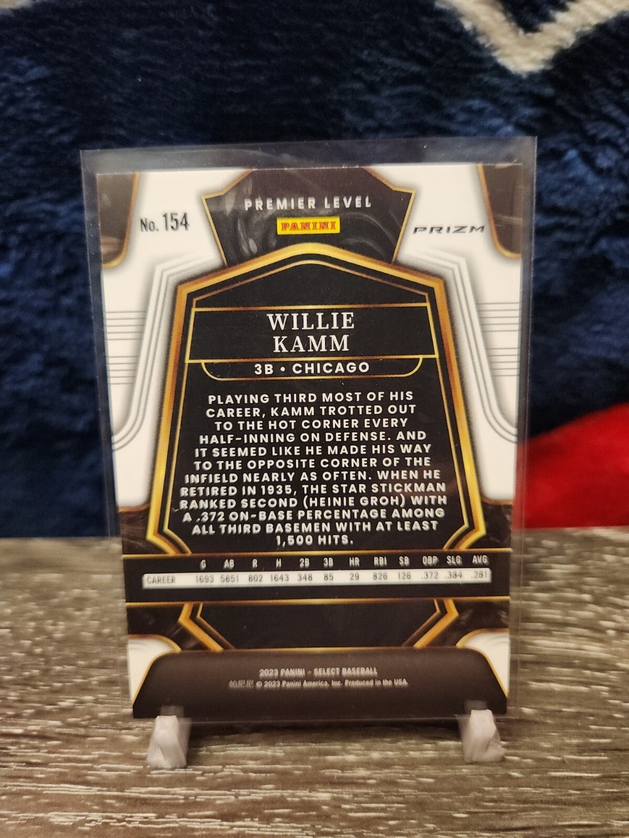 2023 Panini Select Willie Kamm Orange Flash Prism Card#154 SP | eBay