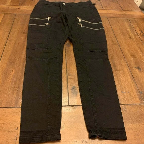 Pantalones cargo BLANK NYC con cremallera talla 25 Foto 3 de 4