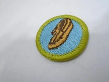 BSA Boy Scout Merit Badge Leather working Moccasin Uniform Patch