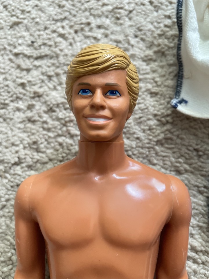 Mattel Ken Doll Vintage Lot Shaving Accessories Shoes Toothbrush