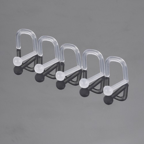8-54Pcs Clear Nose Ring Acrylic Retainer Belly Lip Eyebrow Tongue Stud-Piercing - Picture 12 of 21