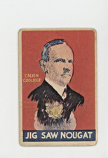 1933 R115 Jig Saw Nougat Confectionery President Calvin Coolidge #30