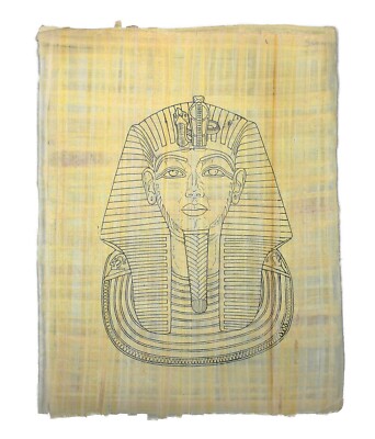 Papyrus Großformat ''Totenmaske Tut Anch Amun'' aus echtem Papyrus - von PGI-Shop
