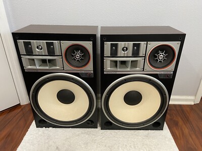 PAIR OF VINTAGE KENWOOD KL-999DX 4 WAY 6 SPEAKER SYSTEM 16